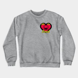 Main Logo Offset Crewneck Sweatshirt